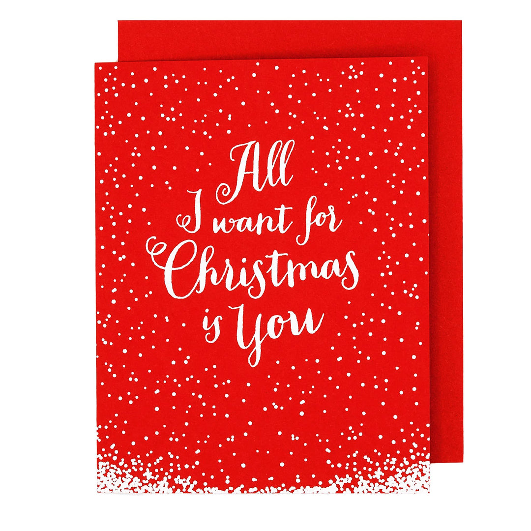 All I Want Christmas Card: Single