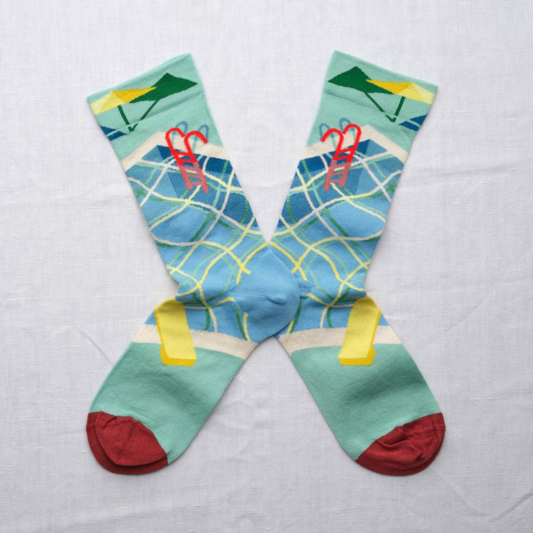 Mint Pool Sock