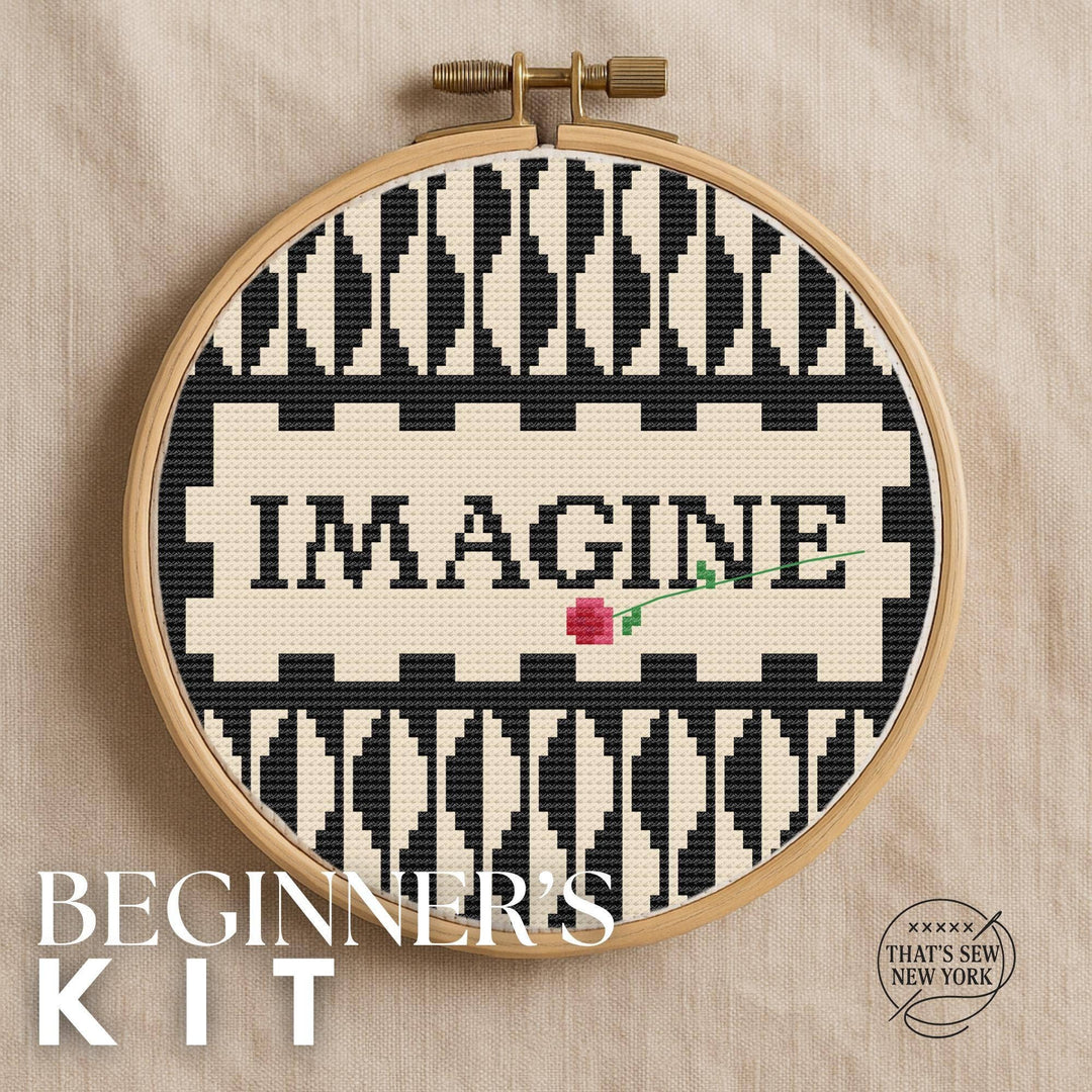 Strawberry Fields Imagine Cross Stitch Kit