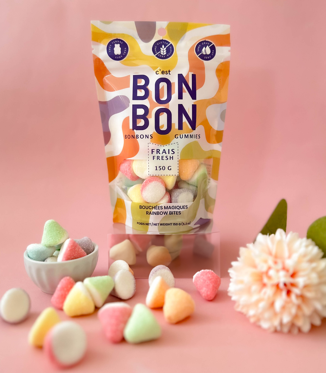 Rainbow Bites Gummy Candies