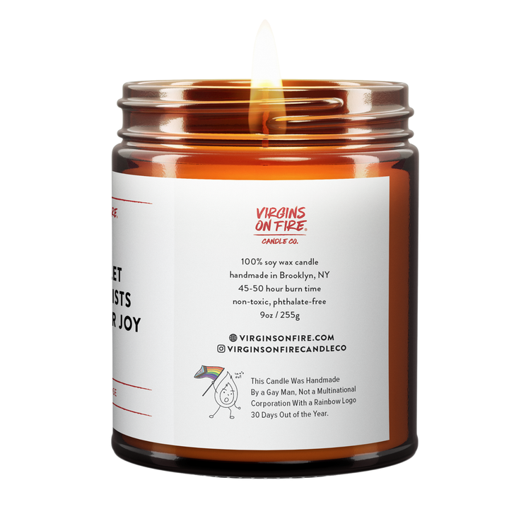 DON'T LET THE FASCISTS STEAL YOUR JOY Scented Soy Wax Candle
