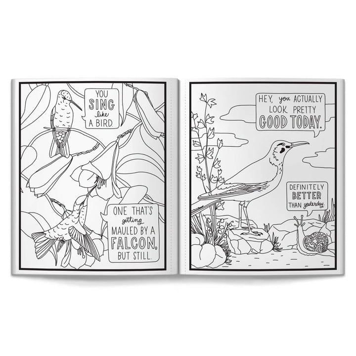 Brass Monkey Salty Birds Coloring Book