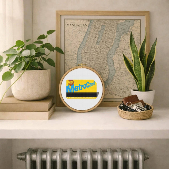 MetroCard Cross Stitch Kit