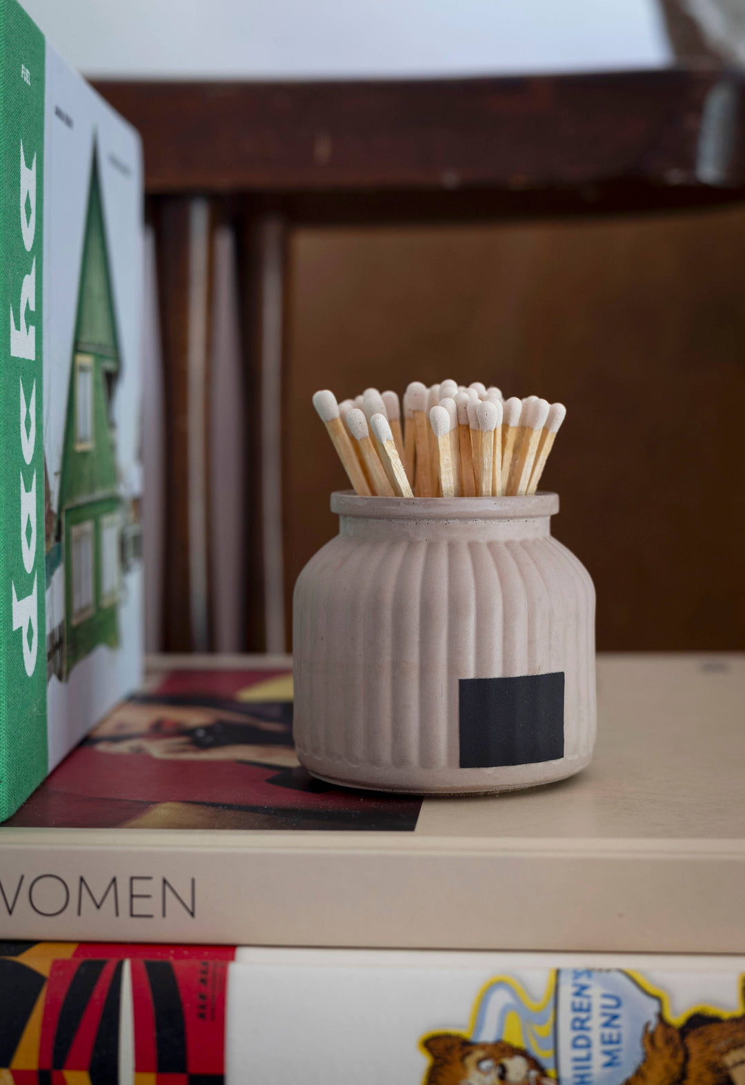 Apothecary Match Holder- Long Matches: Acai