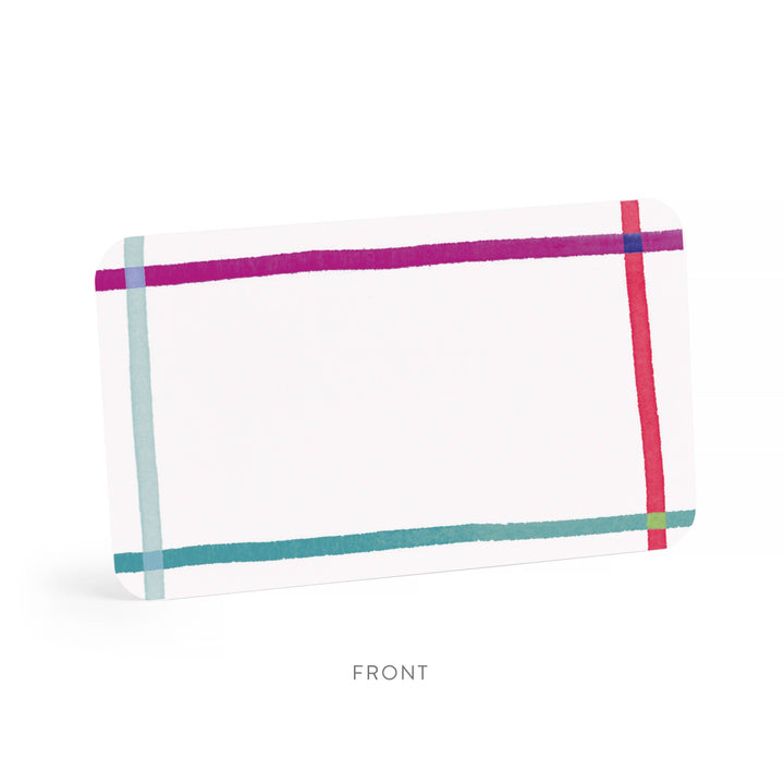 Happy Plaid Little Notes® – Mini Notecard Pack, Set of 55