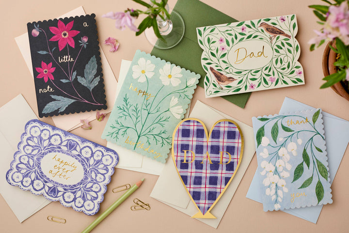 Dahlia 'A Little Note' Card
