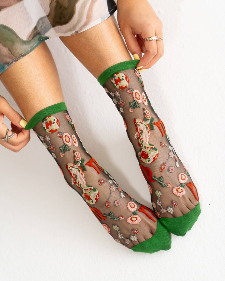 Zodiac Shimmer Socks: Virgo