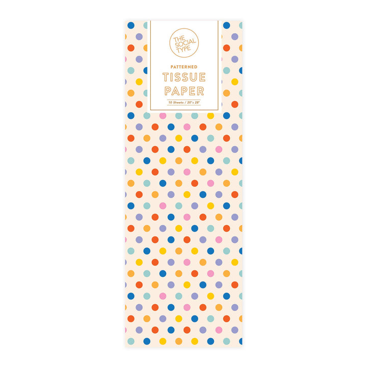 Rainbow Confetti Dot