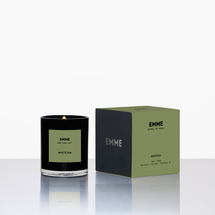 Matcha Candle Jar