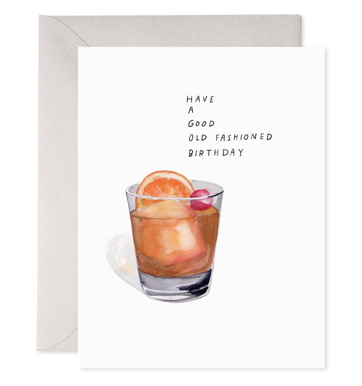 "Old Fashioned Birthday" Card