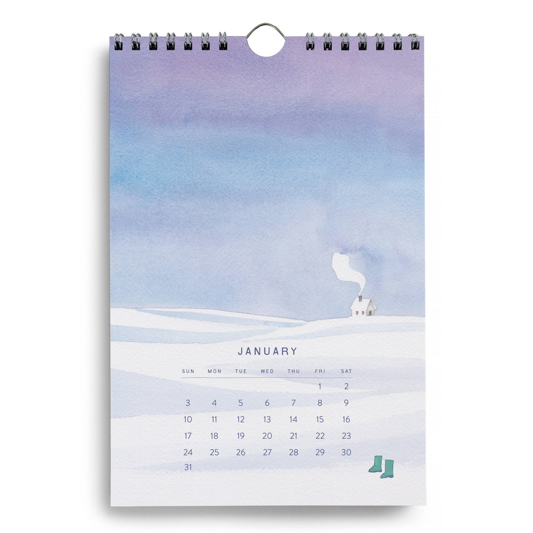 A Year in the Garden Wall Calendar, 6" x 9"