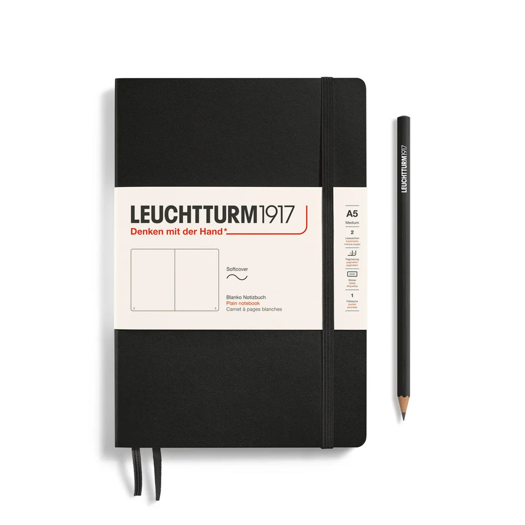 Leuchtturm1917 Softcover A5 Plain Notebook