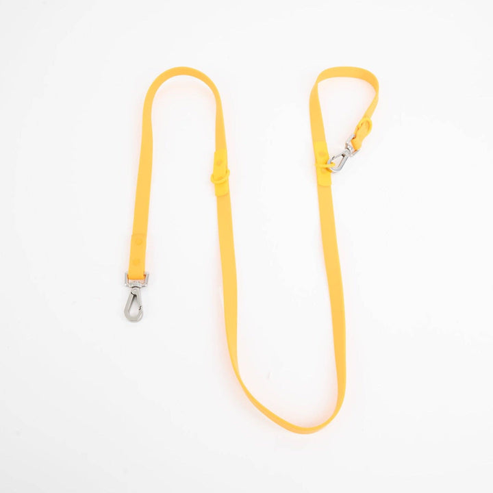 The Fritz Dog Leash | Leash wit Handle | Multi Dog Leash: Orange mango / Small