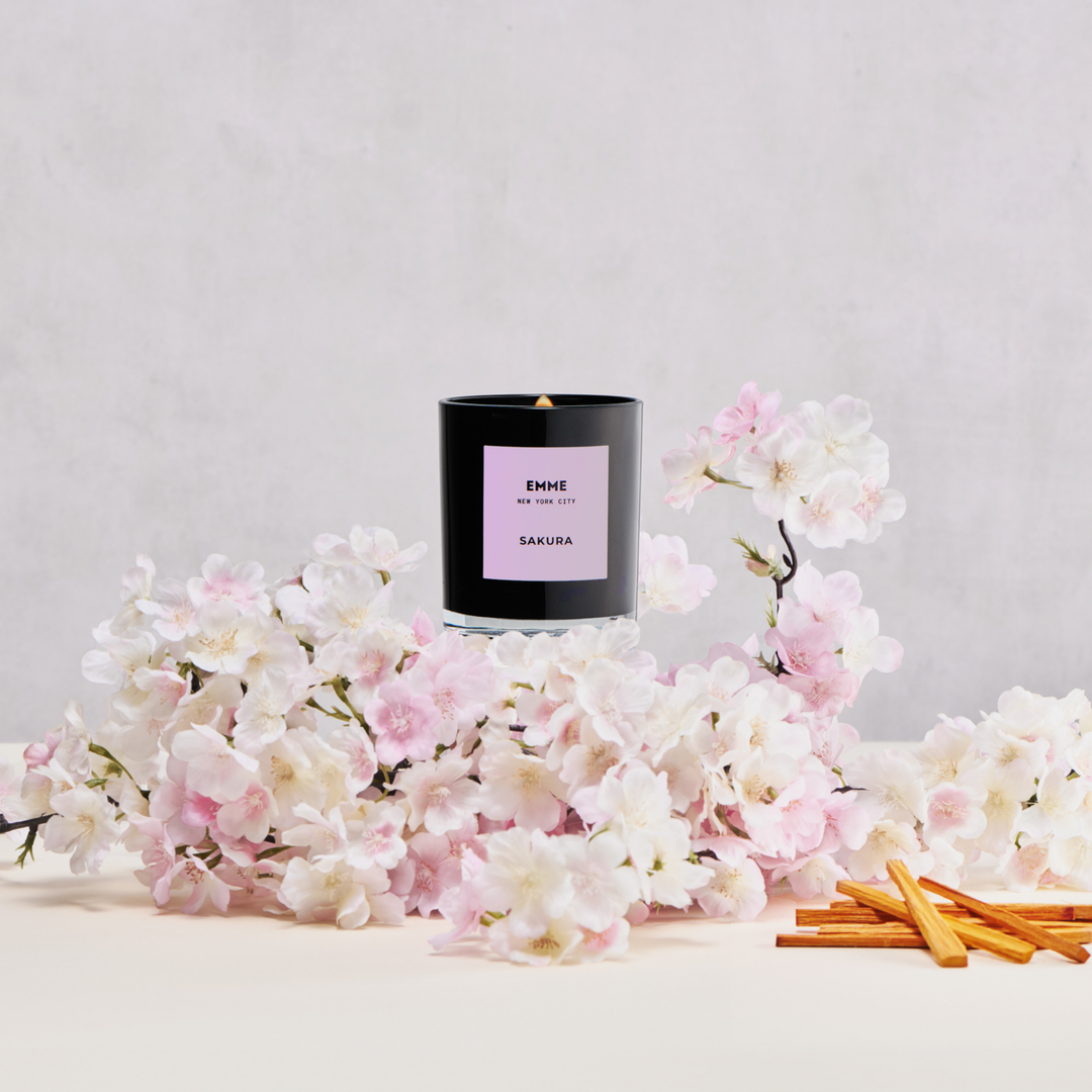 Sakura Jar Candle