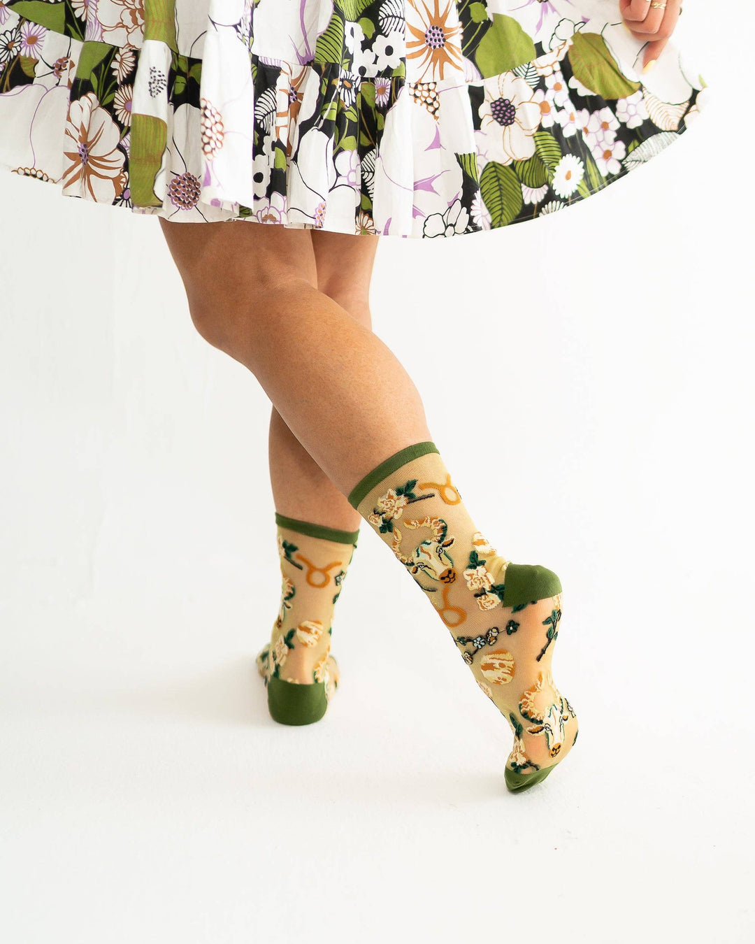Zodiac Shimmer Socks: Taurus