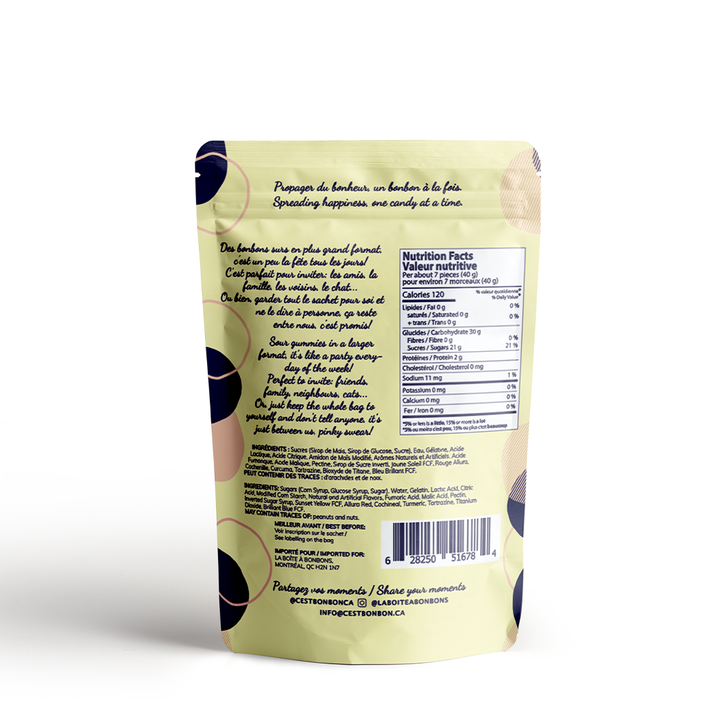 Large Sour Mix Gummies