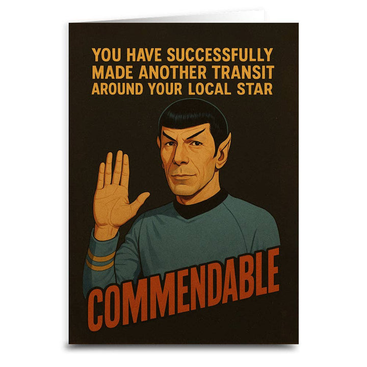 Another Transit Around Your Local Star Birthday Card