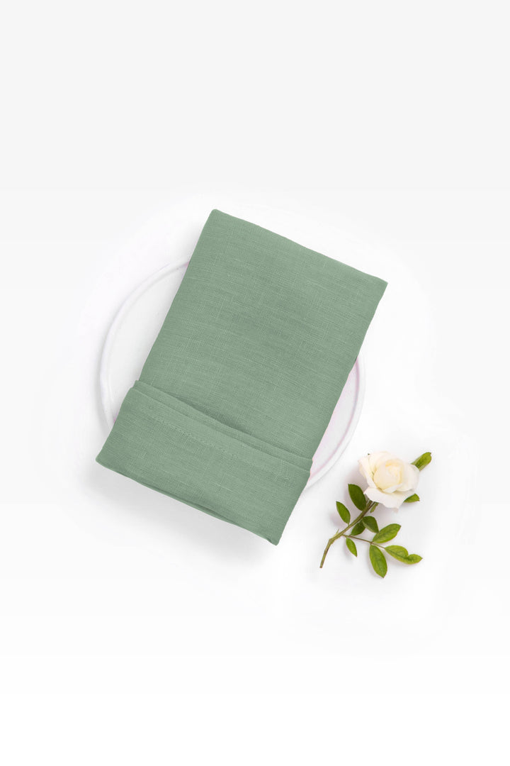 Solid Linen Napkins Set of 2
