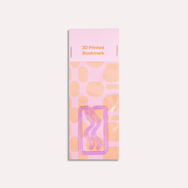 Mini Translucent Miami 3D Printed Bookmark: Multicolour