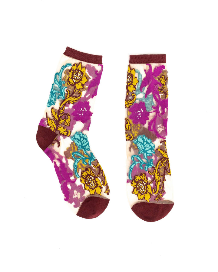 Gem Garden Sheer Sock