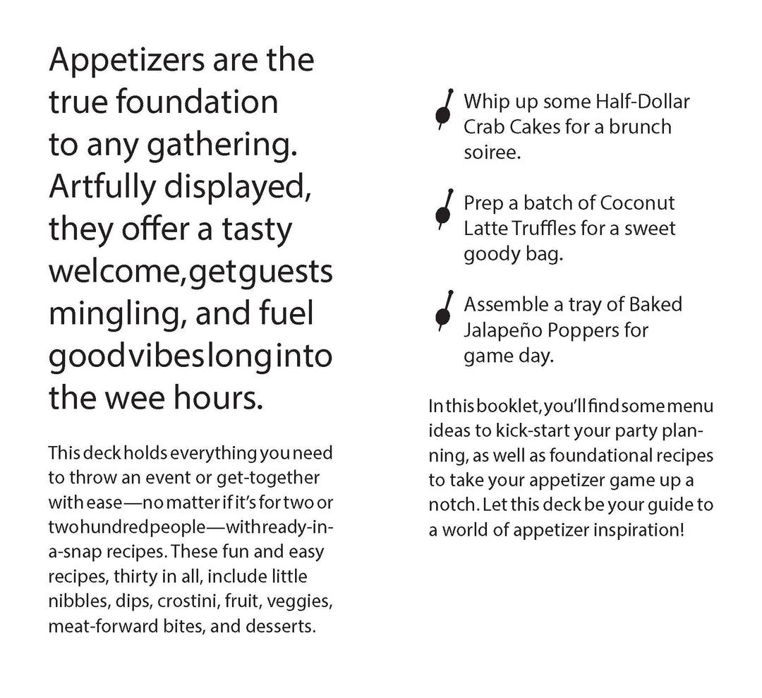 Appetizer Deck