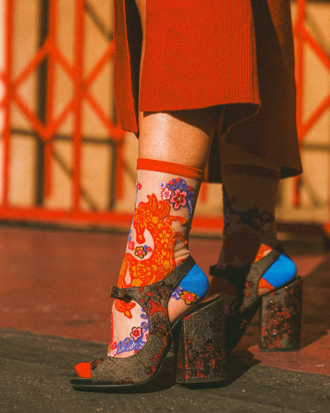 Year of the Horse Sheer Sock