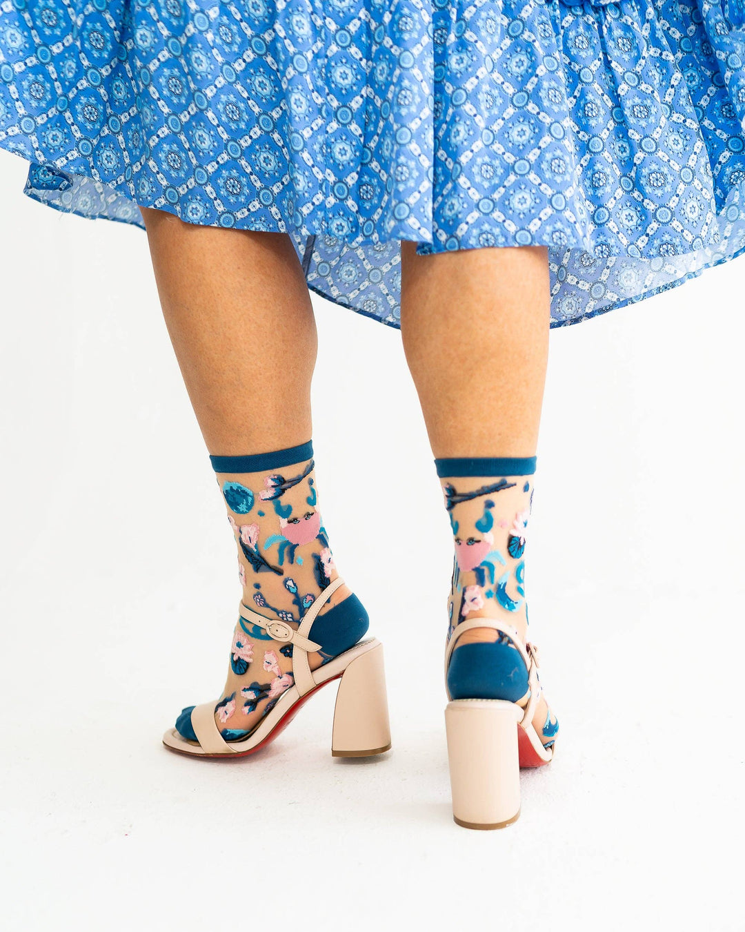 Zodiac Shimmer Socks: Cancer