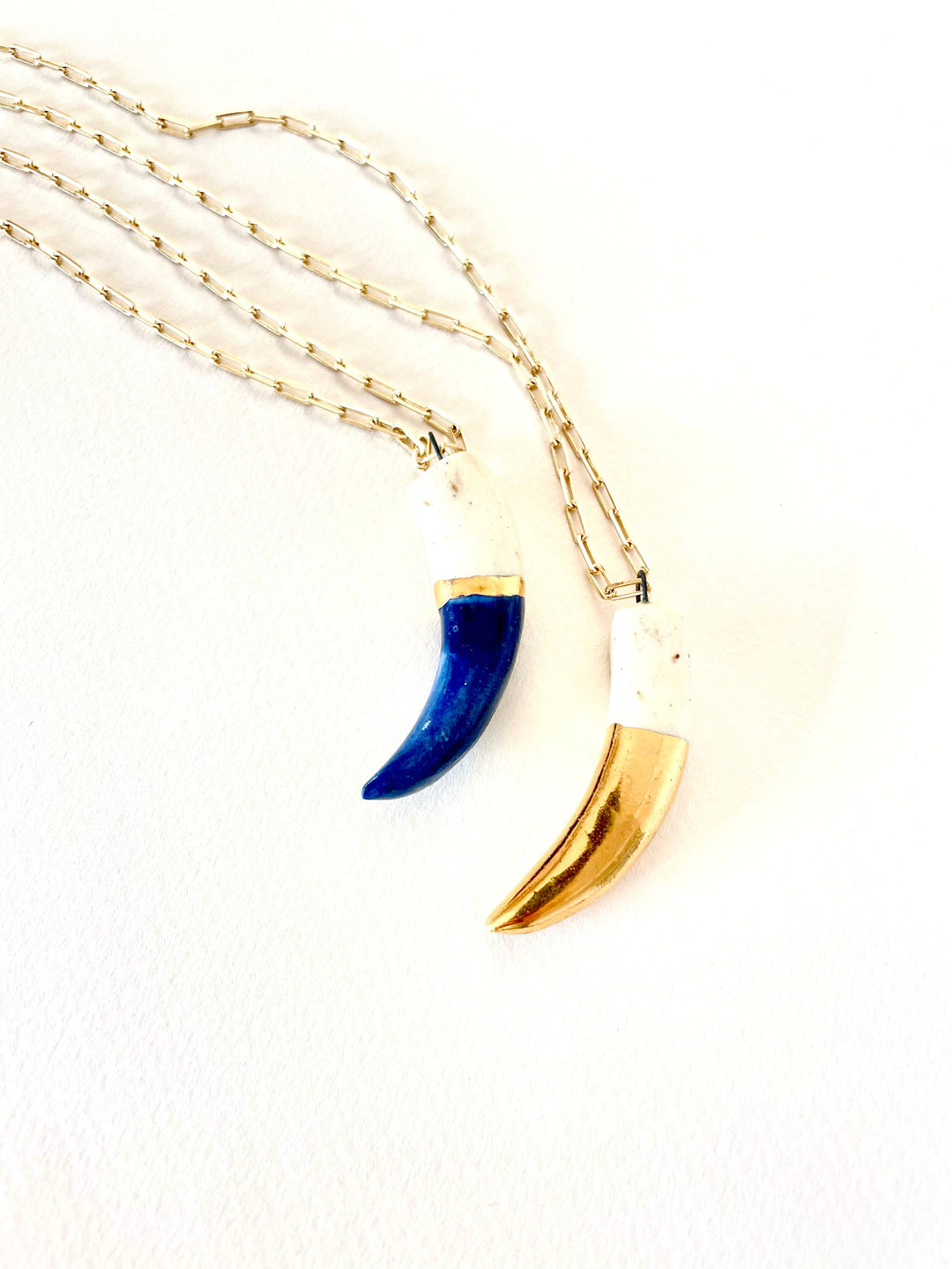 Shark tooth necklace: Lime Green