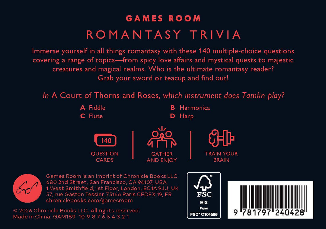 Romantasy Trivia
