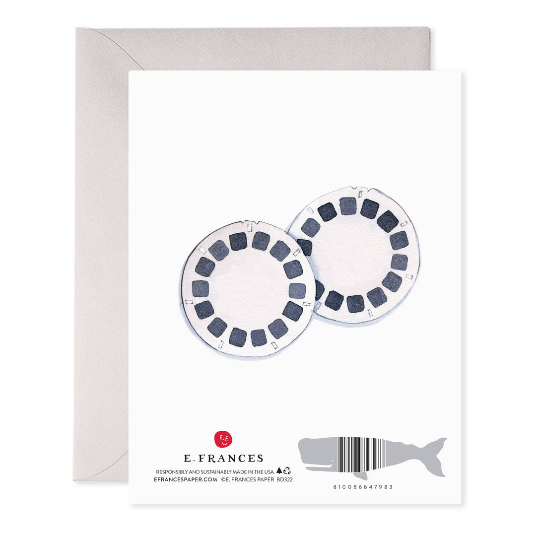 "Photographic Evidence" Viewfinder Birthday Card