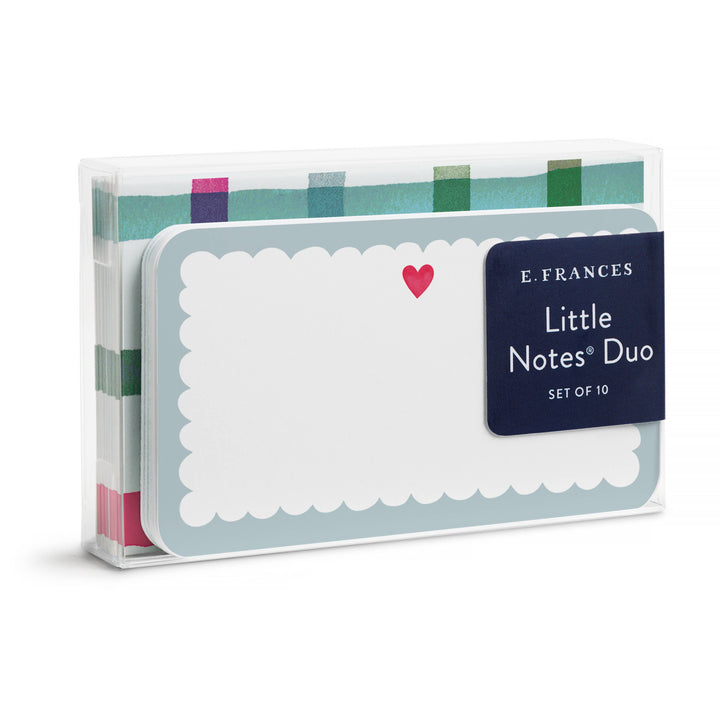 Scalloped Heart Little Notes® Duo Set, Notecards & Envelopes