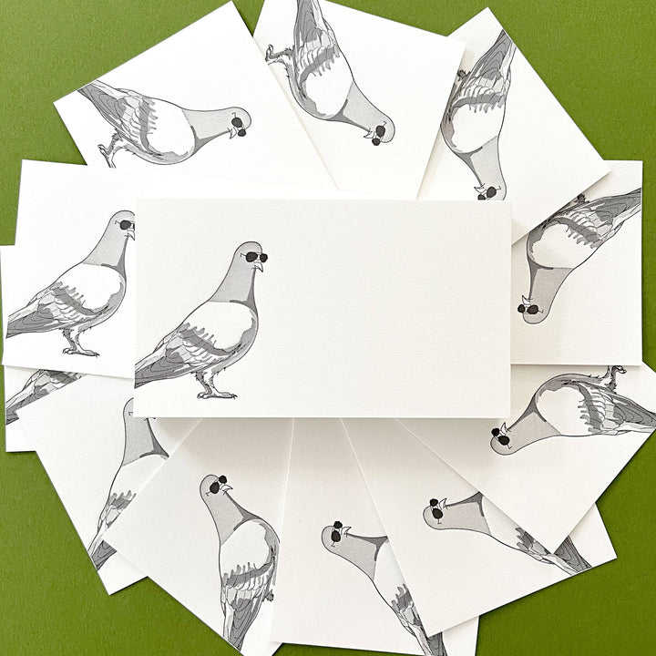Pigeon Letterpress Correspondence Cards