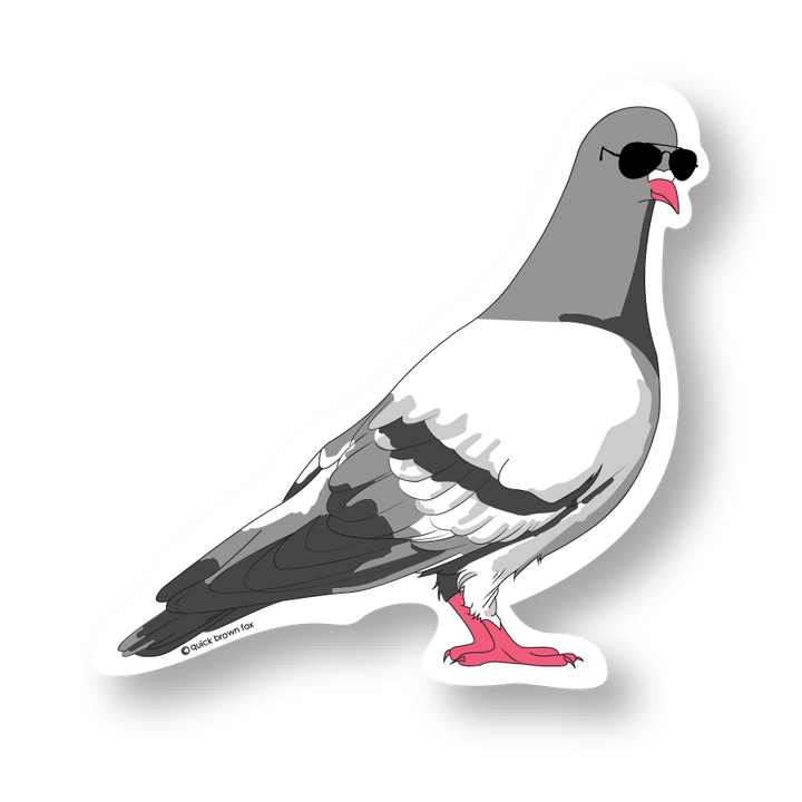 Pigeon Sticker - Vinyl Sticker