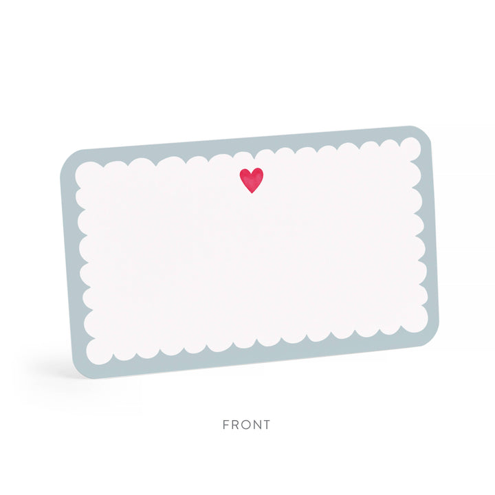 Scalloped Heart Little Notes® Duo Set, Notecards & Envelopes
