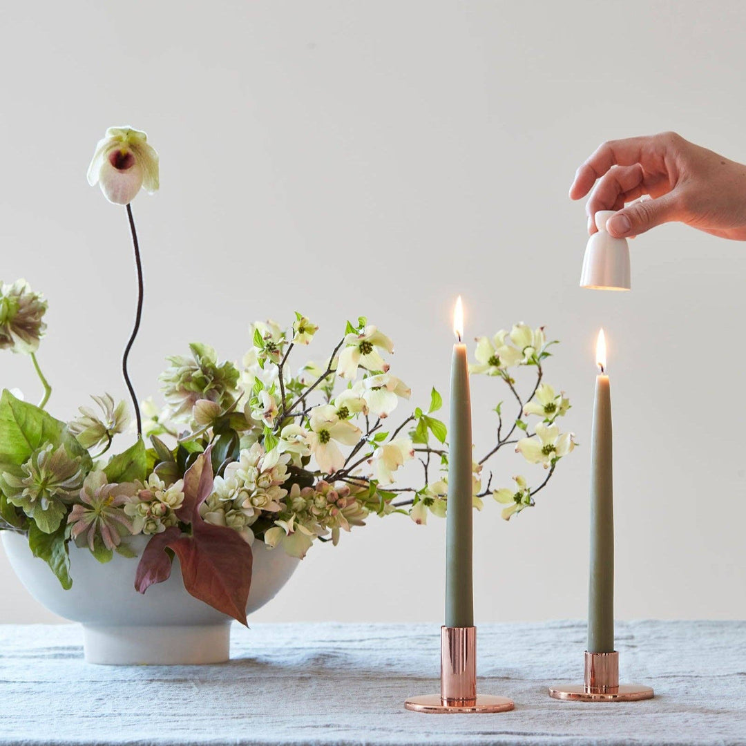 Ceramic Fleur Candle Snuffer