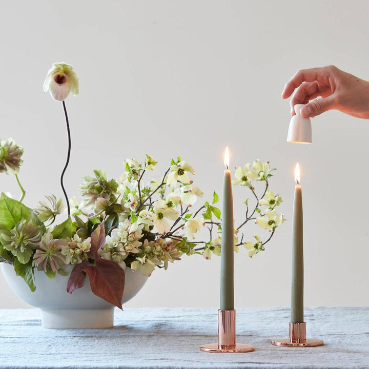 Ceramic Fleur Candle Snuffer