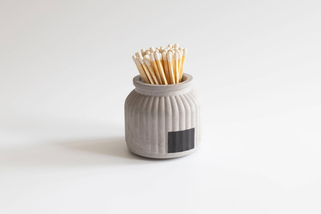 Apothecary Match Holder- Long Matches: Acai