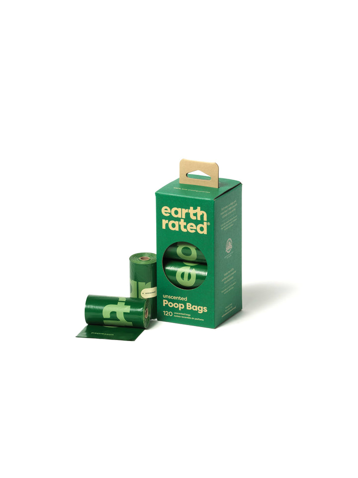Earth Rated Unscented Poop Bags 8 Rolls