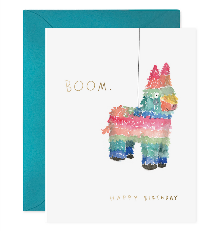 Pinata Birthday Greeting Card