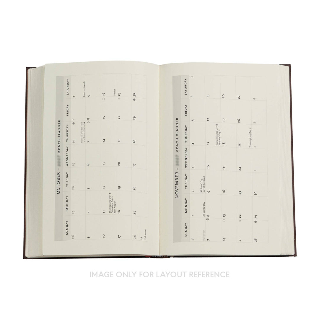 Paperblanks 2027 Black Edition Maxi Vert HC 12M Wkly Planner