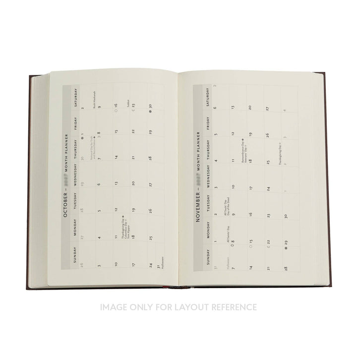 Paperblanks 2027 Black Edition Maxi Vert HC 12M Wkly Planner
