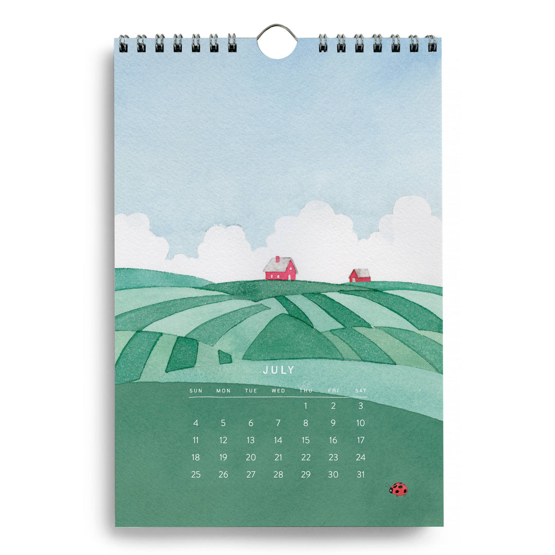 A Year in the Garden Wall Calendar, 6" x 9"