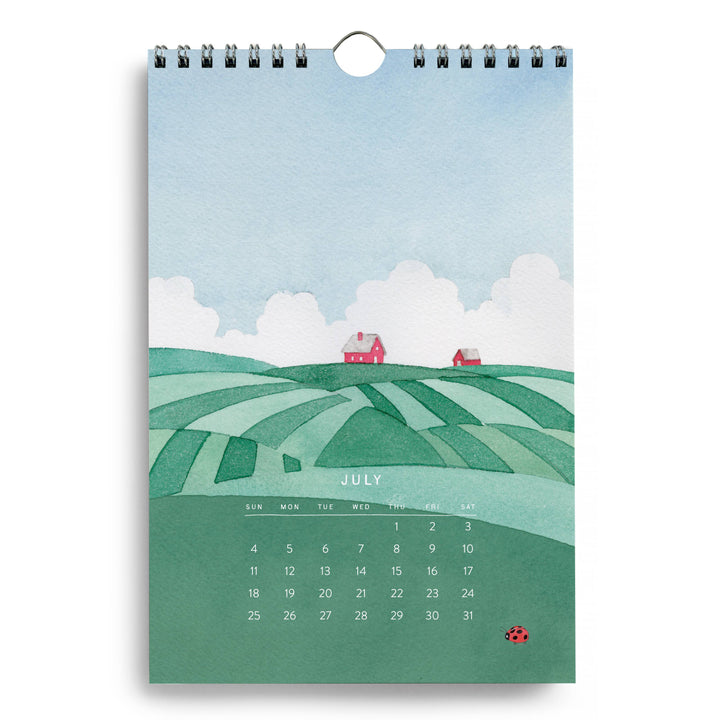 A Year in the Garden Wall Calendar, 6" x 9"