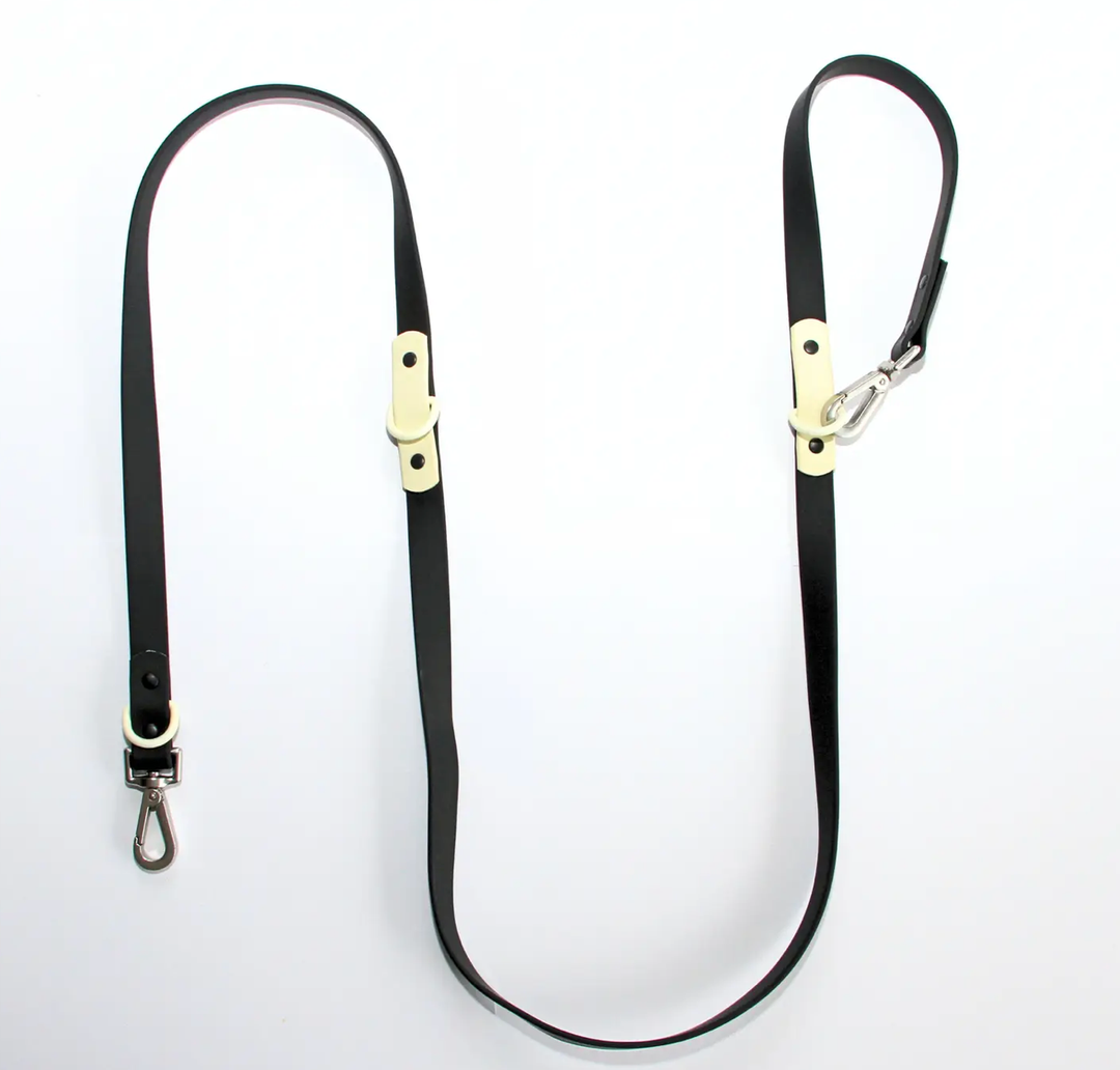 The Fritz Dog Leash | Leash wit Handle | Multi Dog Leash: Orange mango / Small