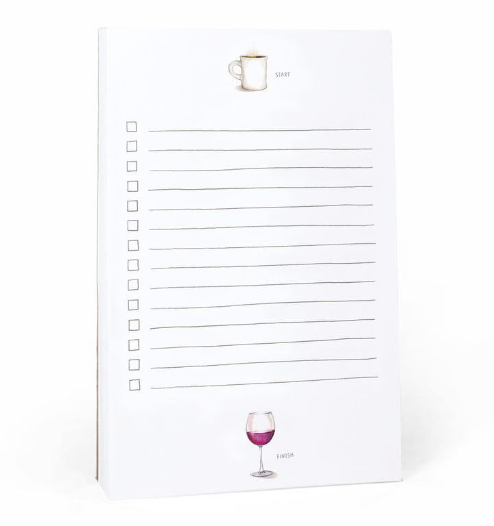 Start & Finish Illustrated Notepad