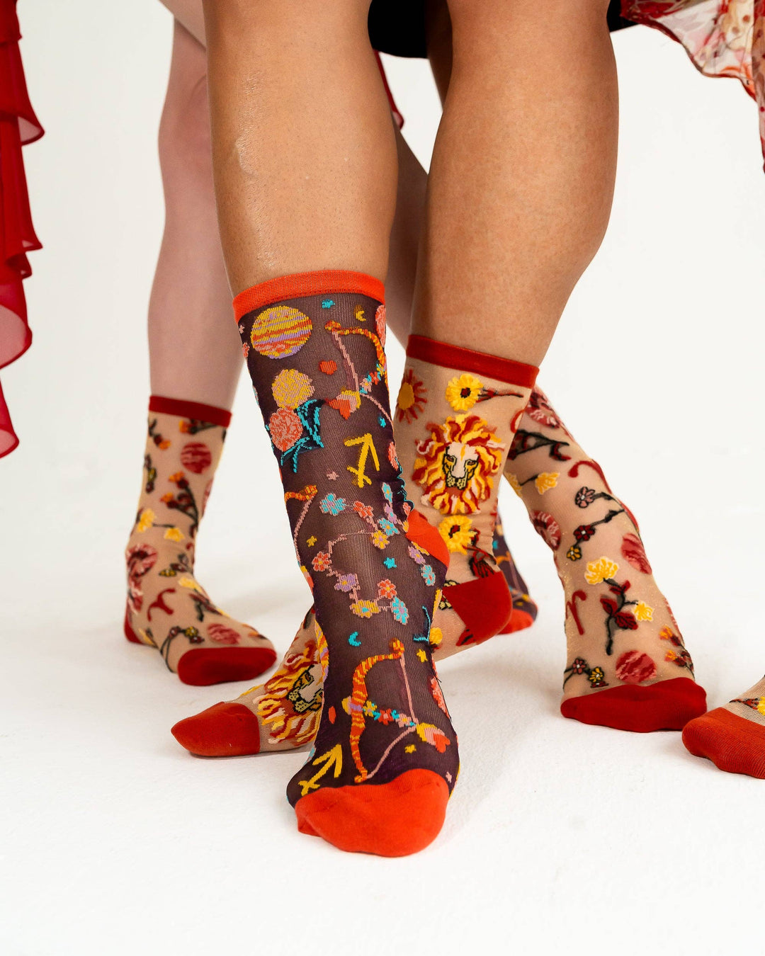 Zodiac Shimmer Socks: Sagittarius