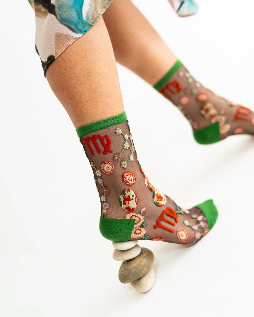 Zodiac Shimmer Socks: Virgo