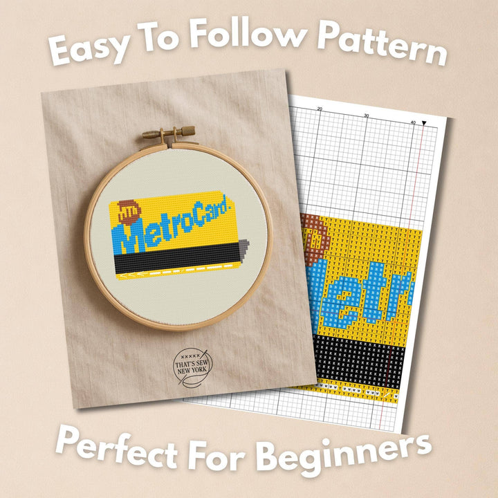 MetroCard Cross Stitch Kit
