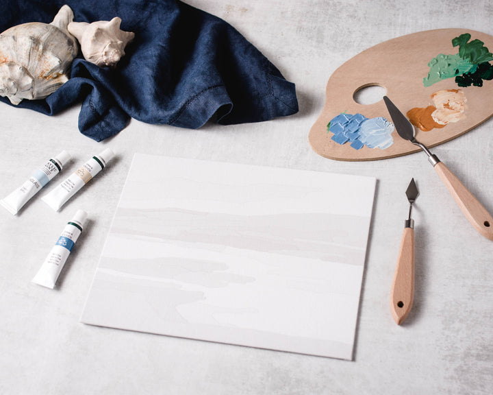Mountain Valley (palette knife) Painting Kit
