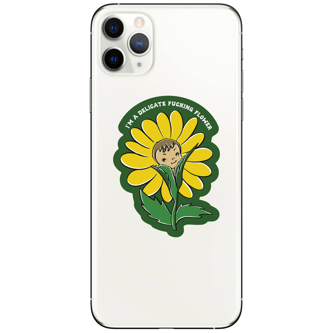 Vintage Fuck Flower Swear High Quality Vinyl Sticker
